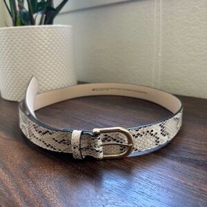 H&M Snake Print Belt